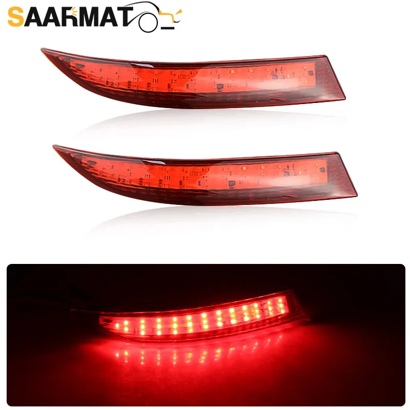

2Pcs OEM# 63147240997/63147240998 LED Rear Tail Light Bumper Reflector Brake Light For BMW X5 E70 LCI 2010 2011 2012 2013