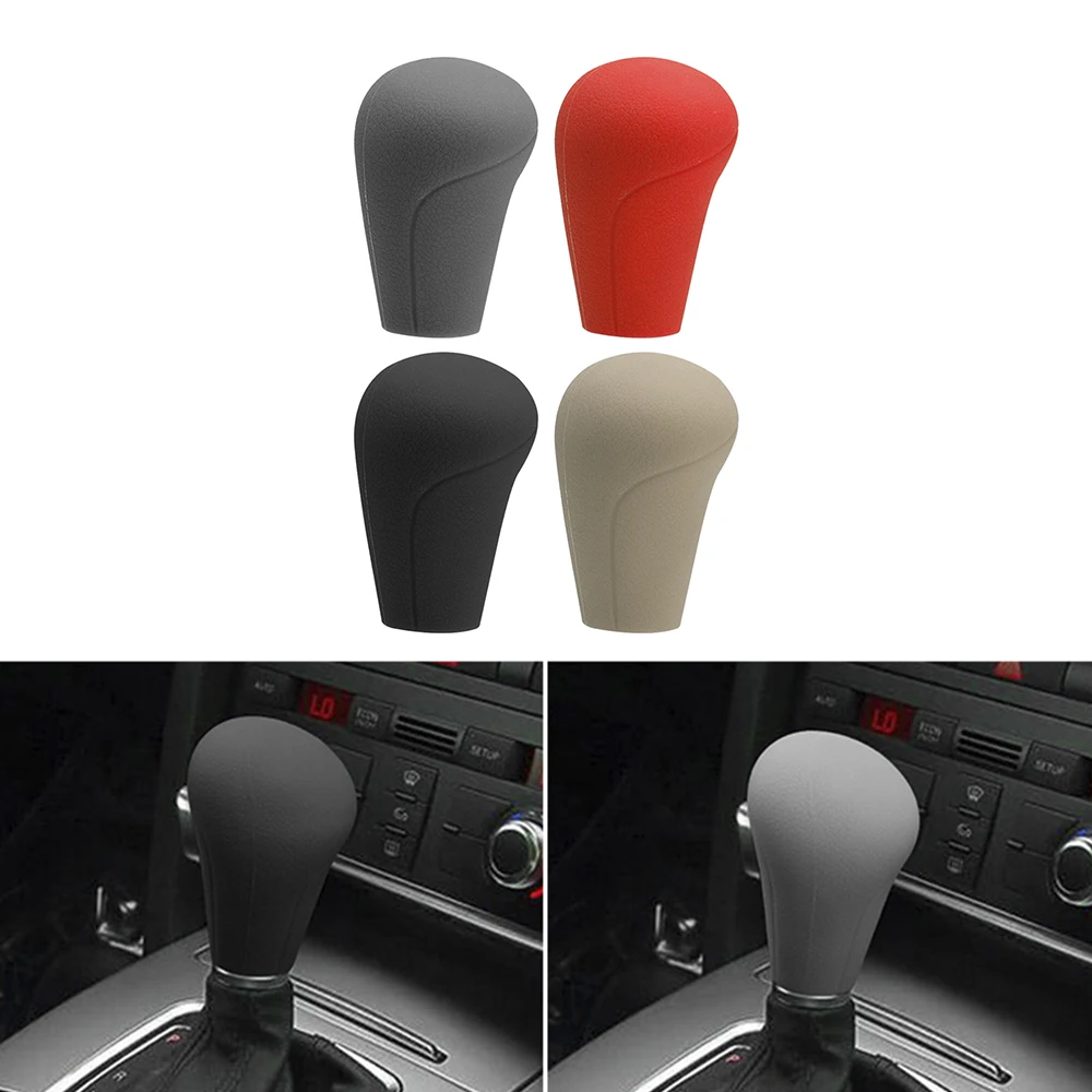 

1Pc Silicone Car Gear Knob Cover Nonslip Gear Head Shift Collars Shift Knob Grips Cover for Audi A4L A5 A6L Q5 Q7 2005-2016