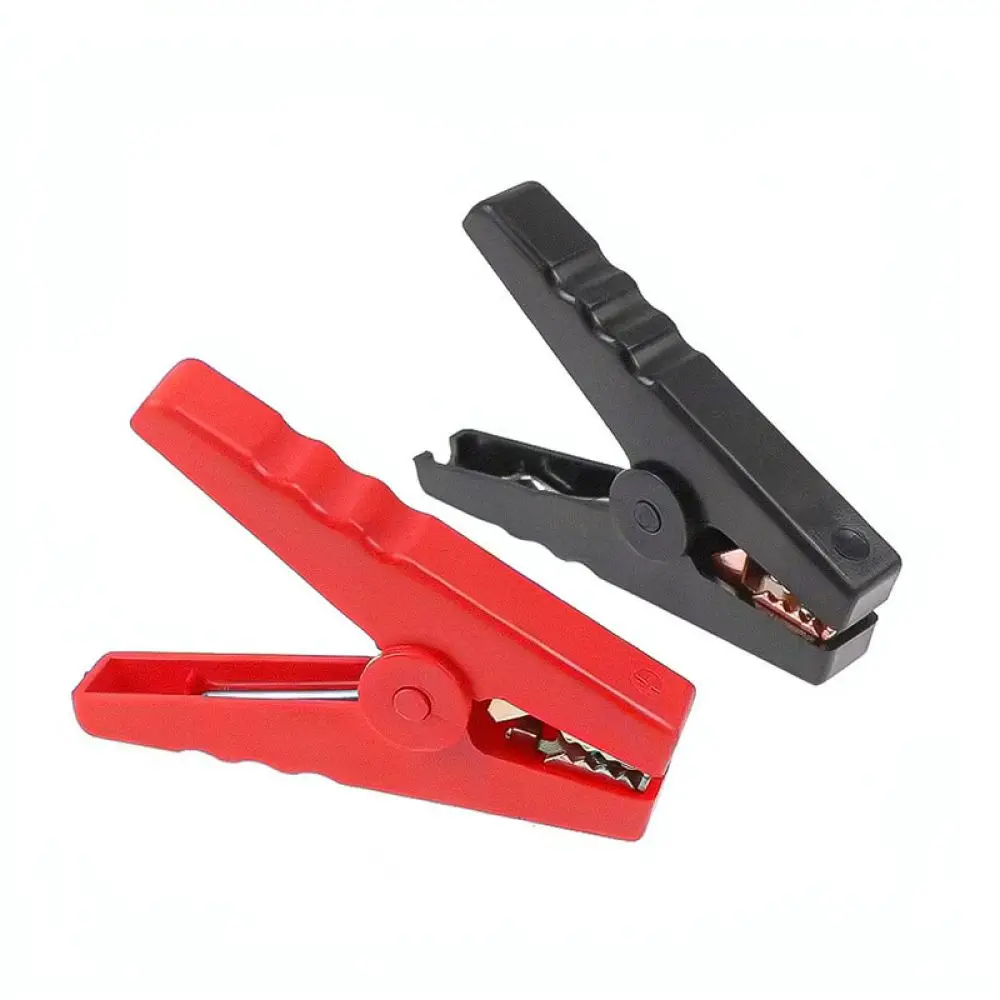 100A Automotive Battery Clamps Safe Insulated Crocodile Clip For Emergency Jump Starter Power Cable Charging