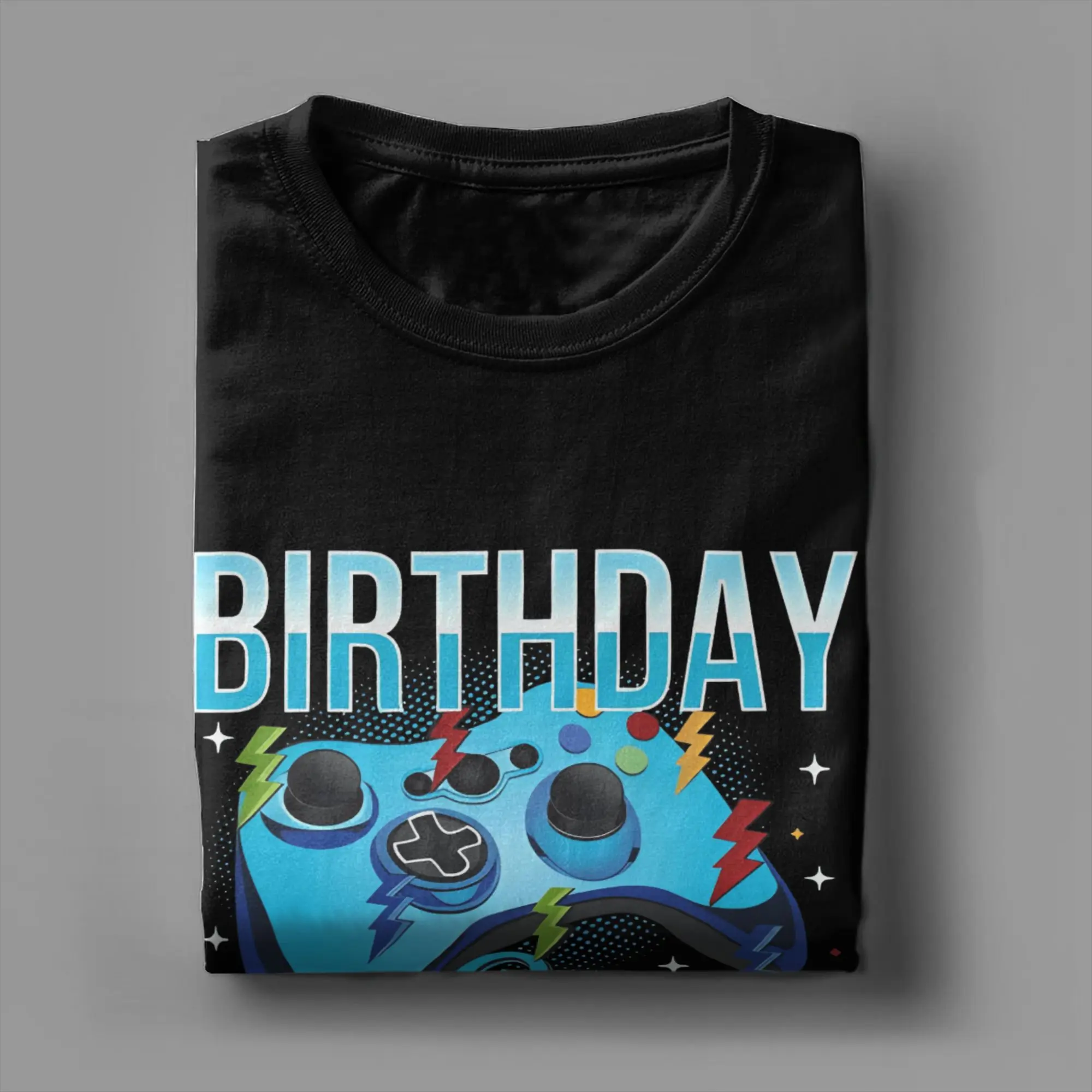 게이머 소녀 소년 티셔츠 여름 게임패드 생일 레벨 업 하라주쿠 티셔츠 남성용 100% 면 5XL 반팔 스트리트웨어 티셔츠