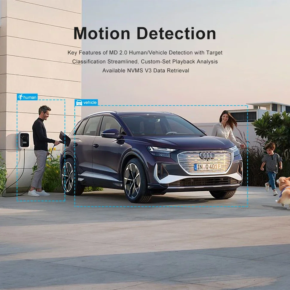 2026 4K 8MP IP Camera Turret Smart Dual Light AI Motion Detection Built In Audio IR Night Vision Outdoor POE Camera H265+ DWDR