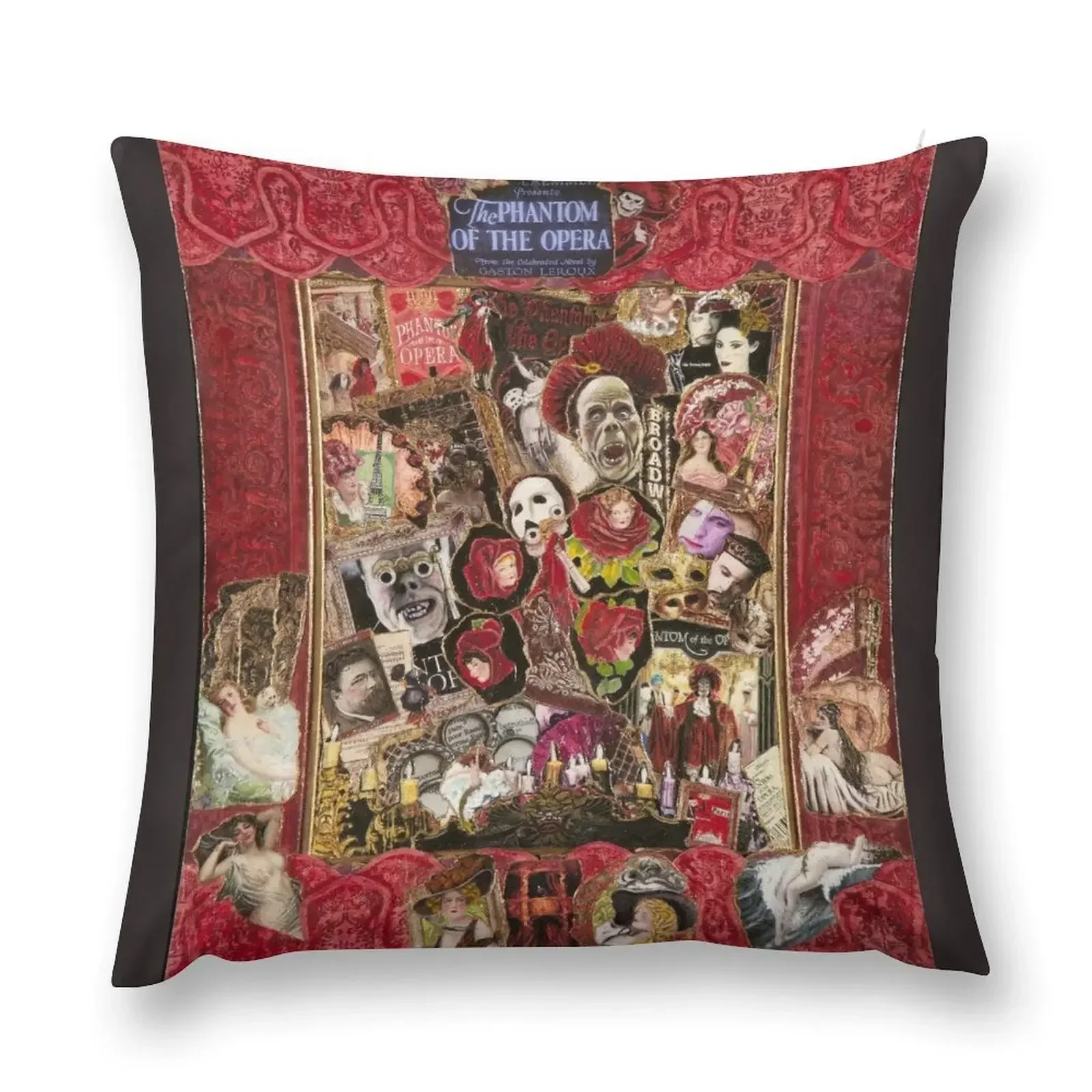 

Phantom of thr Opera Throw Pillow christmas cushions covers Marble Cushion Cover Decorative Cover For Living Room pillow