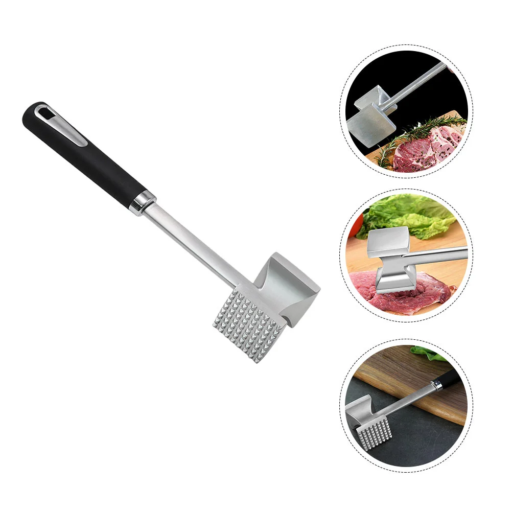 

Hammer for Beating Meat Stainless Steel Beef Skillet Frying Pan Dual-Sided Nails Steak