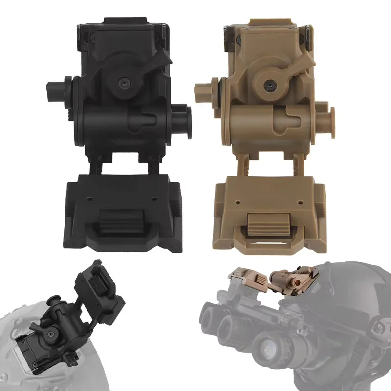 BOOIU L4G24 NVG – Soporte de montaje para casco nylon PVS15/18