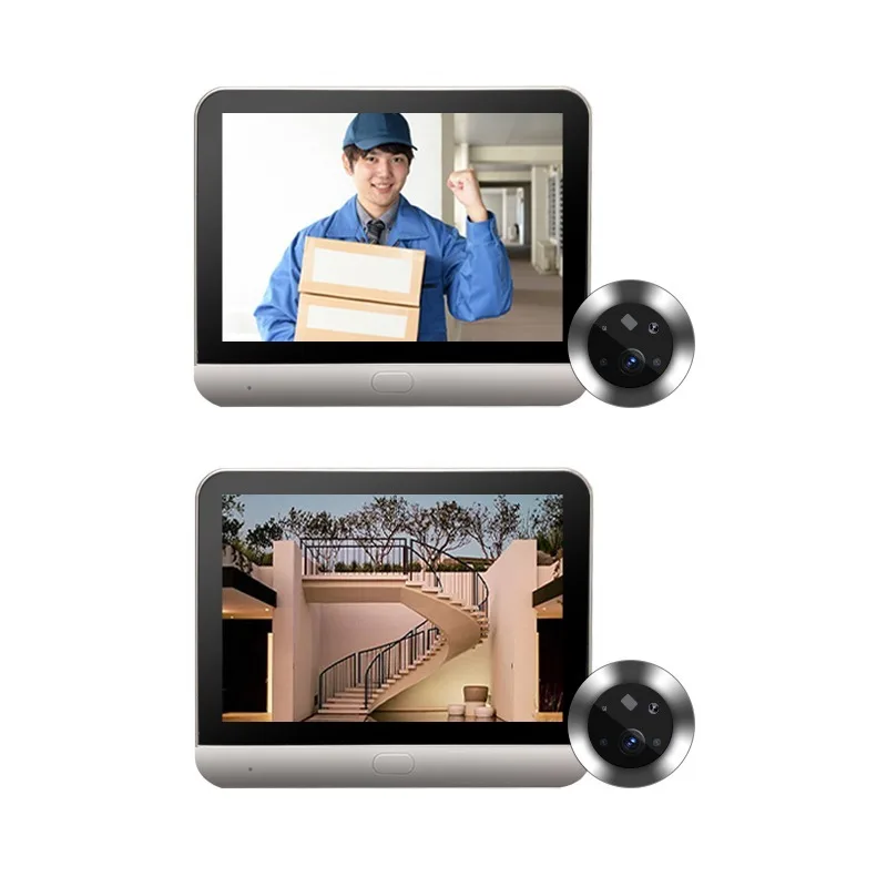 Peephole Camera Smart WiFi Video Wifi Silence 1080P Eye 5000mAh No Feel PIR Motion Alarm New Security Door Viewer