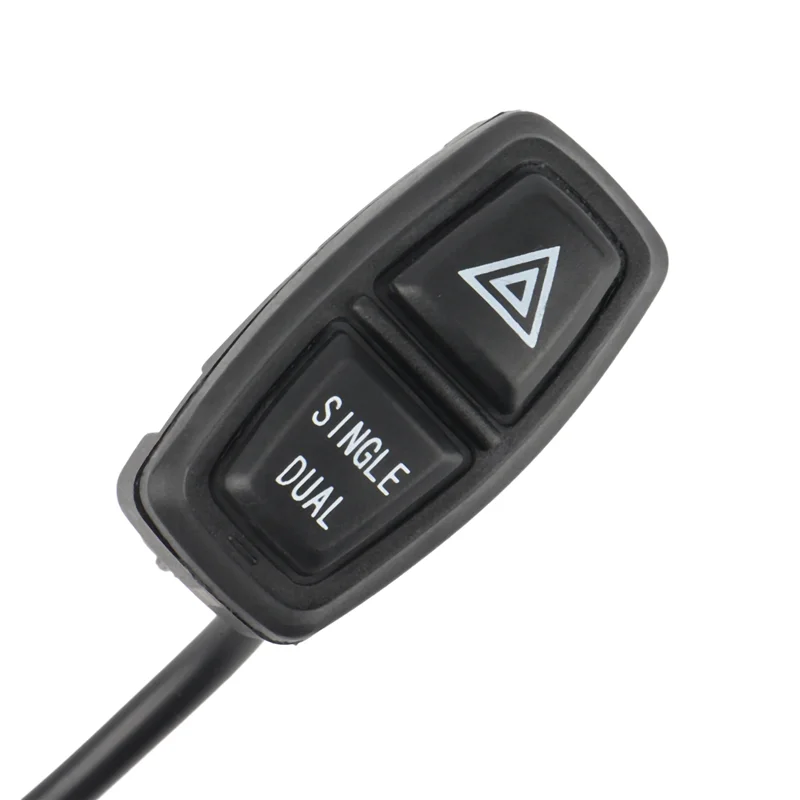 B06C-2X مفتاح مزدوج واحد + مفتاح تحذير الخطر/مؤشر ل سكوتر كهربائي دراجة دراجة ثلاثية العجلات Mtb Atv EV لتقوم بها بنفسك تحويل