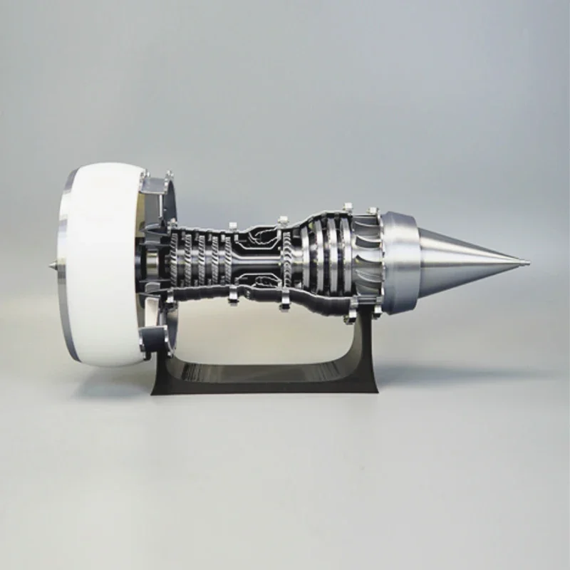 Motor Turbofan de aviación TR900, 25cm, avión ensamblado, modelo de motor de potencia, experimento científico, modelo de Boutique, juguete pequeño para regalo