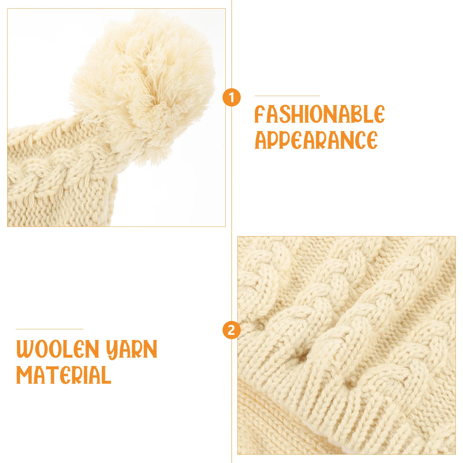 Czapka zimowa dla psa, dziergany szalik, ciepła, miękka, podszyta, regulowana czapka, mała czapka zimowa dla psa, akcesorium zimowe dla psów, nakrycie głowy dla zwierząt.