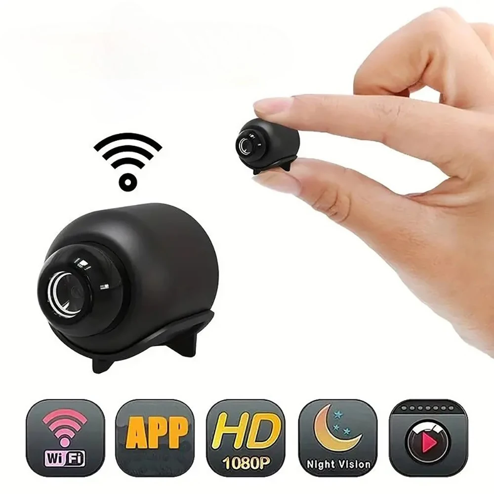 1080P Mini WiFi Camera Wireless Night Vision Motion Detection Indoor Security Surveillance Baby Monitor Camcorder Audio Recorder