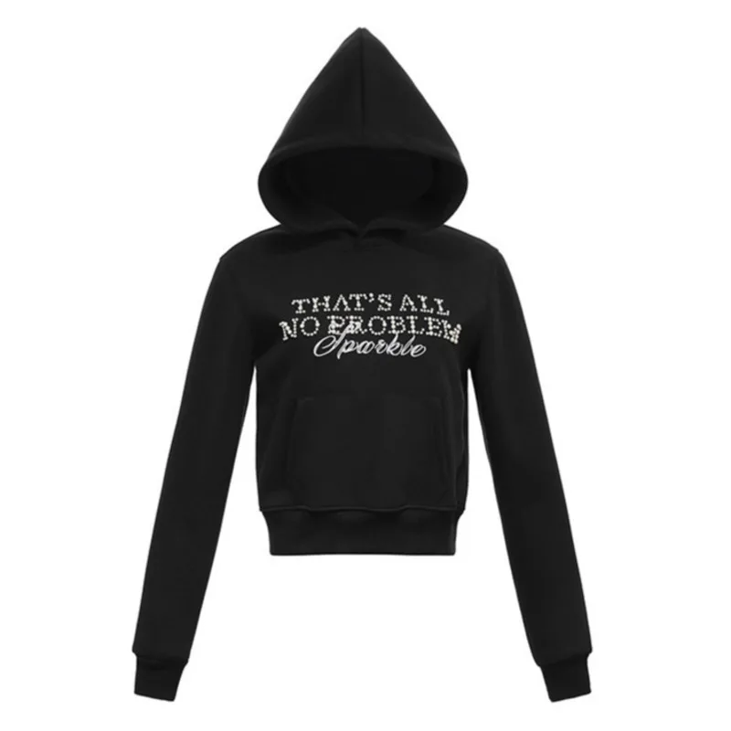 

Новая дизайнерская толстовка с жемчужными буквами для мужчин и женщин, осенне-зимняя, свободного кроя, для пар, множество стилей, персонализированные толстовки.