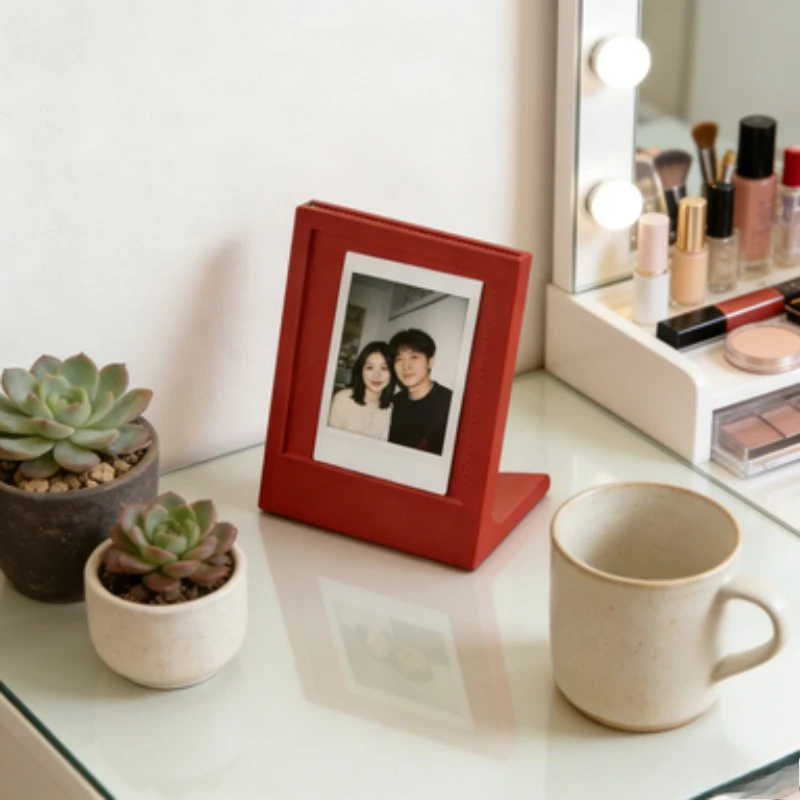 Mini 3 Inch Photo Frame Stand Tabletop Polaroid Picture Holder Desktop Decor for Instax Mini Photos Postcard Display Table Decor