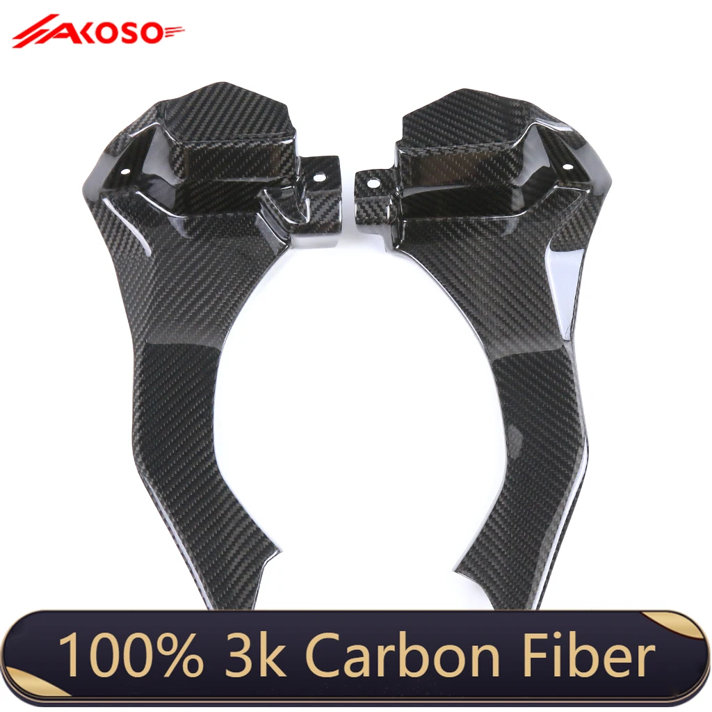 

For Yamaha R1 2015+ Carbon Fiber Ram Intake Tube Cover Dash Fairing Motorcycle Accessories Modified