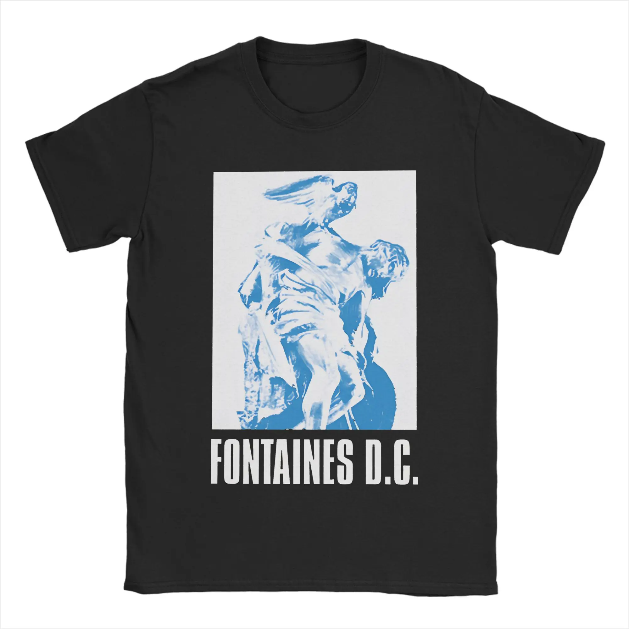 노벨티 레전드 폰테인즈 DC 로맨스 앨범 투어 티셔츠 남성 라운드넥 순면 티셔츠 반팔 티셔츠 프린트 의류