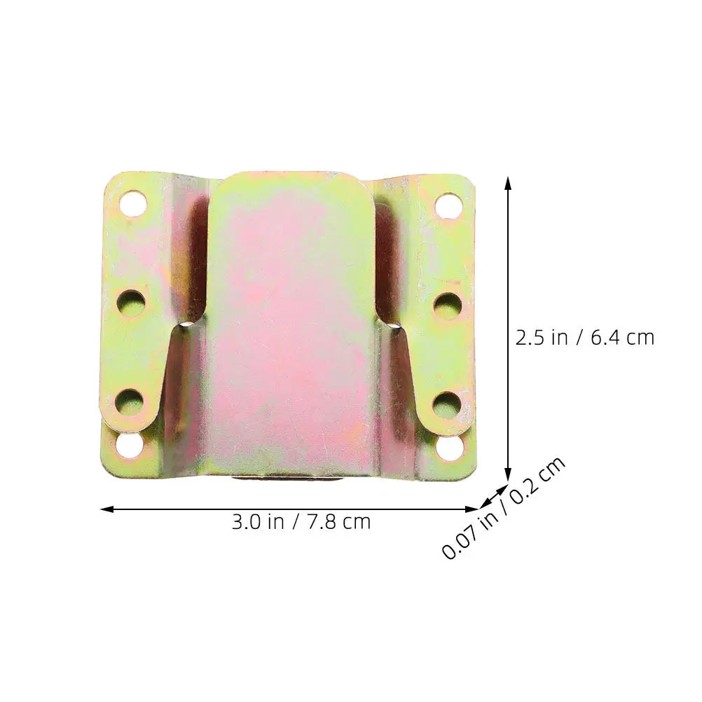 6Sets Metal Sectional Couch Connectors Exquisite Workmanship Smooth Line Design Sofa Connection Bracket for Living Room Decor