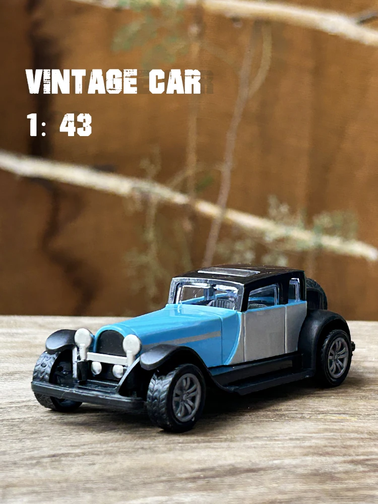 1:43 Legierung Vintage Diecast Auto RollsRoyces Modellauto Klassisches Zurückziehen Automodell Miniaturfahrzeug Replik Geschenk für Kinder Erwachsene – Detail 1