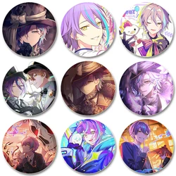 58/44/32MM Anime Project SEKAI Pins Cartoon Figures Kamishiro Rui Badges HandmadeTinplate Brooch for Clothes Chest Ornament