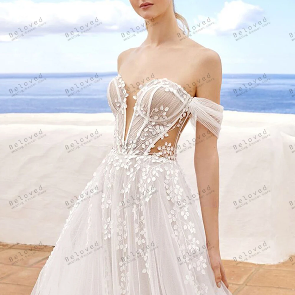 

Fabulous Wedding Dresses Luxury Bridal Gowns Lace Appliques Off The Shoulder Robes Vestidos De Novia Glamorous Customized 2025