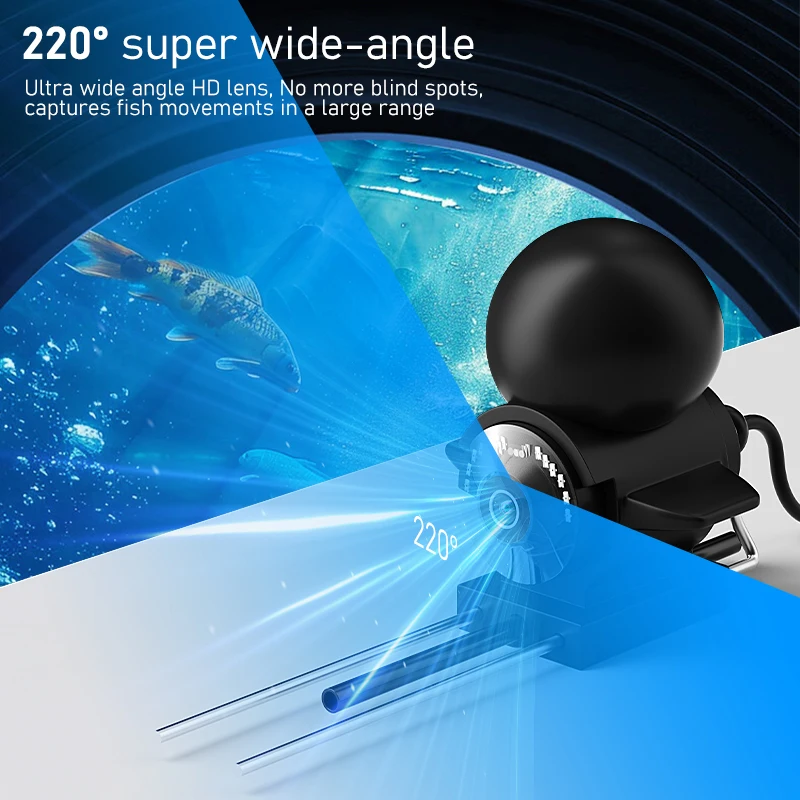 Fishing Camera with Night Vision 4.3’’ Screen 20M Underwater Fish Finder Waterproof Fisherman Camera For Ice/Sea/River Fishing view 5