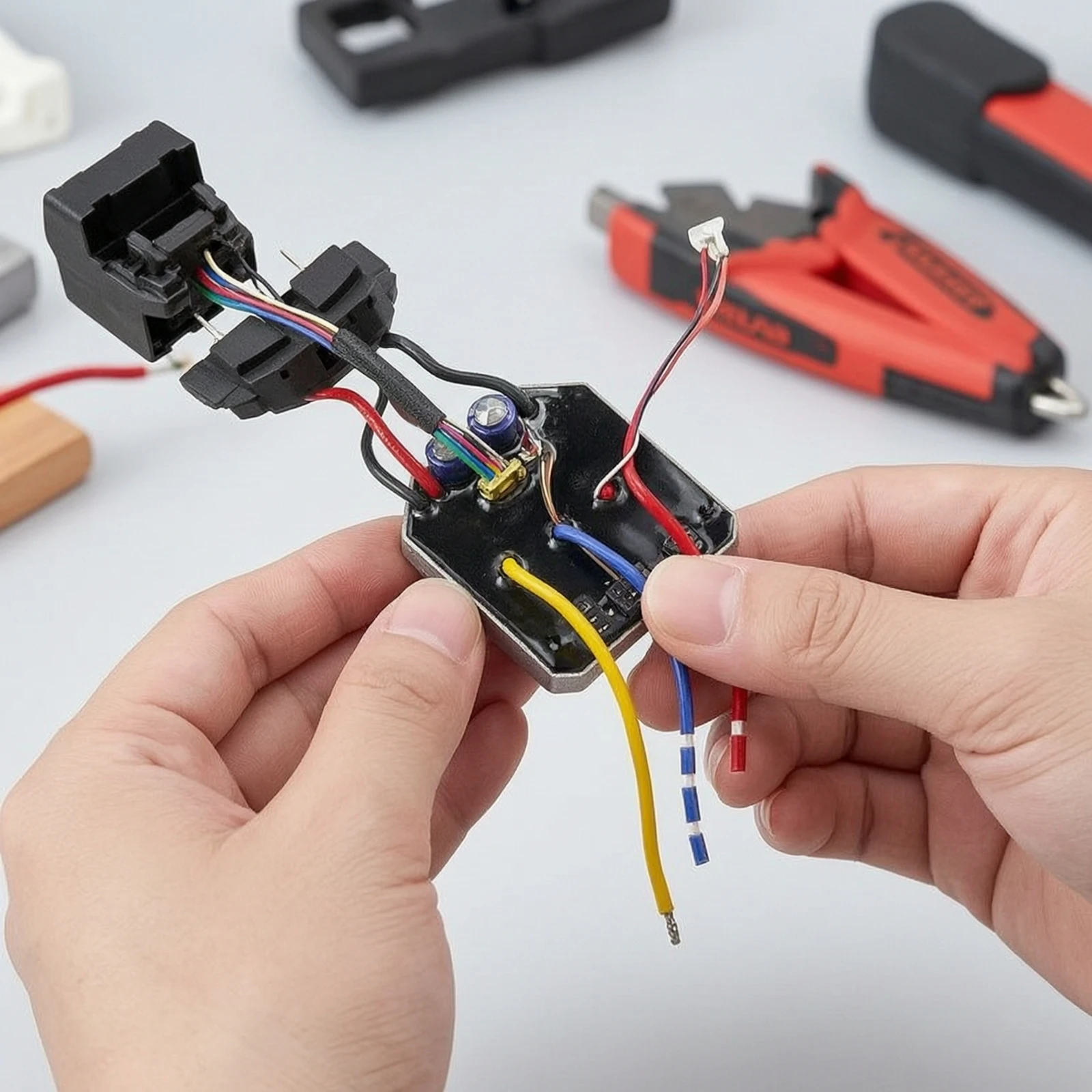 Angle Grinder Control Board Compact Grinder Controller with Switch Brushless Tool Control Board Compatible Hardware Long-Lasting