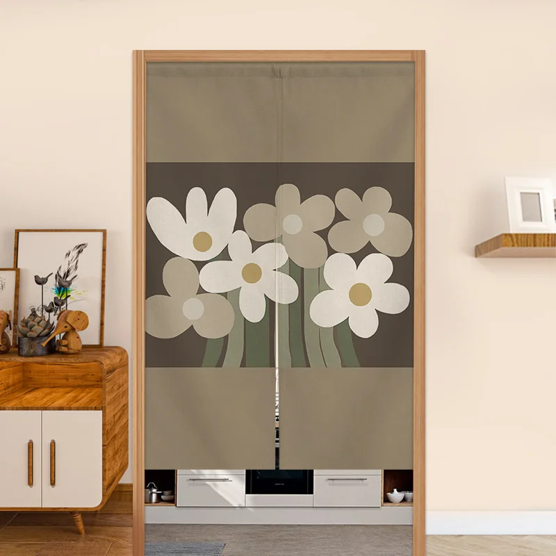 VIKAMA Insta No Drill Half Door Curtain Partition Privacy for Bedroom Bathroom Kitchen Home Decor