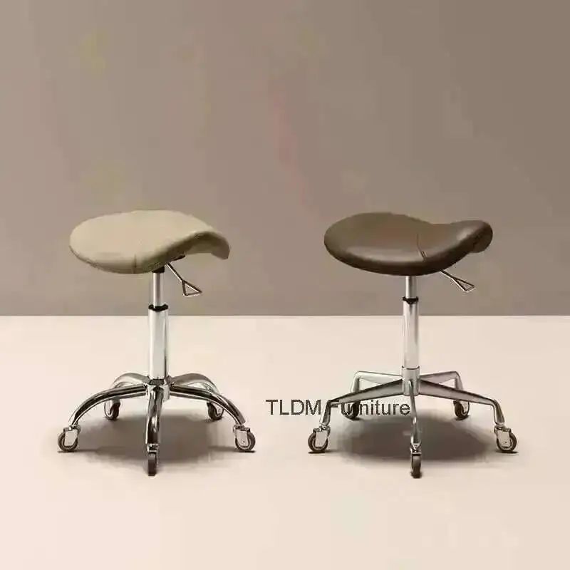 Adjustable Modern Esthetician height Spinning Stool Hairdresser Hair Cutting Stool Nail Salon Hair Salon Dedicated Barber Chairs