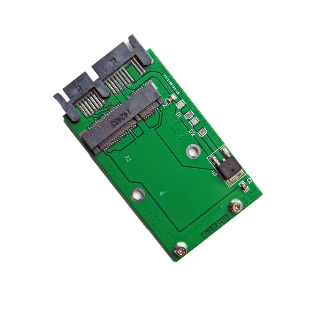 High Quality Mini Pci-e MSATA SSD Solid State Drives To 1.8" MICRO SATA MSATA  Converter Card 1.8 Inch Serial Port Adapter Card