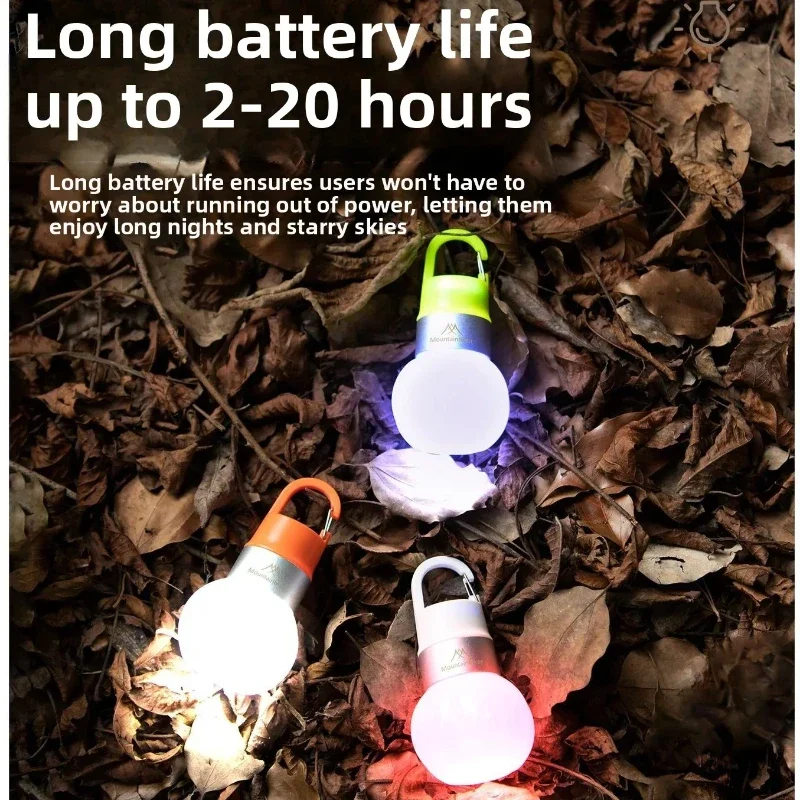 

GO PEAK MOUNTAINHIKER Крышка от бутылки Светодиодный фонарик Портативный долговечный перезаряжаемый уличный кемпинг окружающее освещение 300 мАч