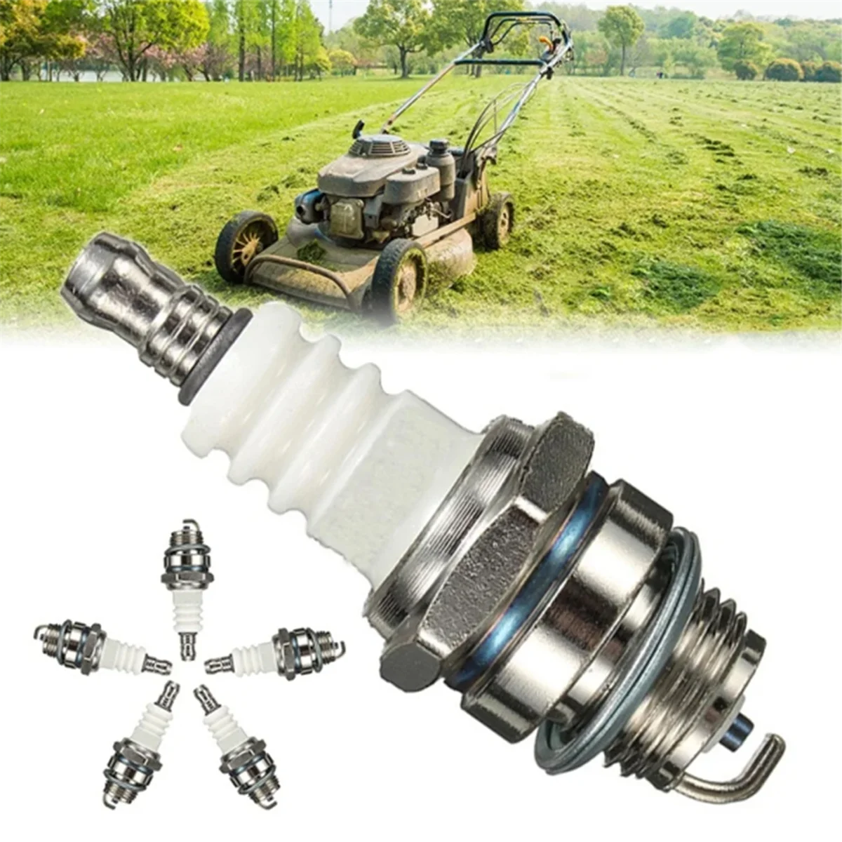 A71P 芝刈り機アクセサリー刈払機ヘッジトリマーエンジン点火ノズルスパークプラグ芝刈り機アクセサリー