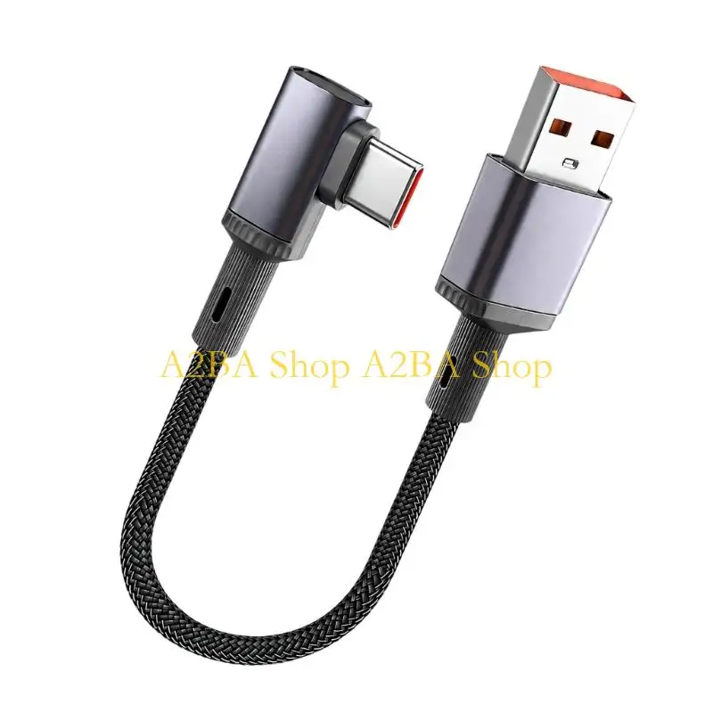 A2BA USB-A to USB C Data Cable, 480Mbps 66W Fast Cord for Phone, Tablet and Backup Battery Charging for Everyday Use