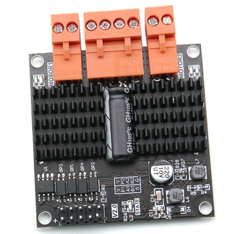 

BTLIFE-12V/24V 12A двухканальный модуль драйвера матового двигателя постоянного тока H-мост ШИМ Surpass L298N BTS7960 10A