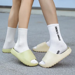 Hausschuhe für Männer und Frauen mit ungezwungenem Modedesign, weiche Sohle von nicht -slip -komfortablen Sportstilen interne und externe SLI -Sandalen 8 Hauptverkauf Original Female Female Nike Slipper - №8