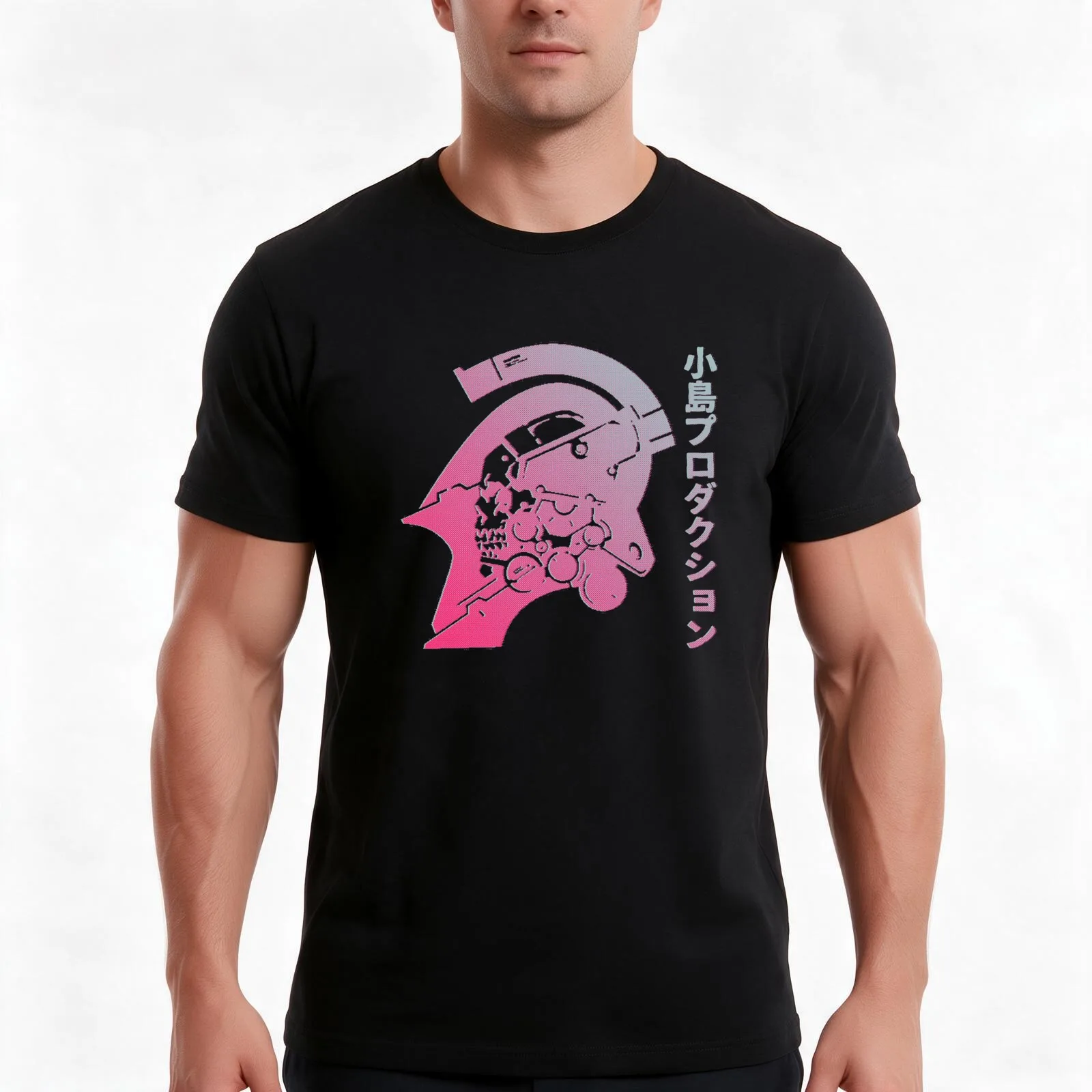 A hideo kojima game T-Shirt Summer Casual Cotton Tee Oversized Streetwear Tops Vintage Graphic Print Loose Fit Short Sleeve