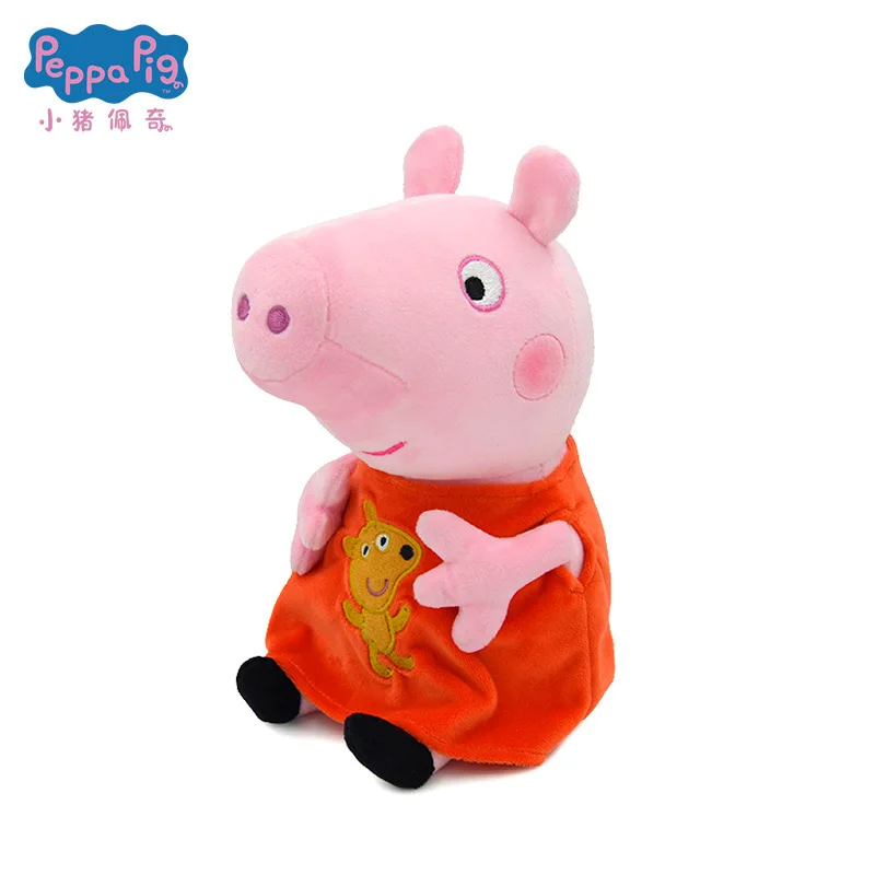 Hot Sale Peppa Pig Plush Toys George Pig Daddy Pig Mom George Dinosaur Family Pig Soft Plush Toys Kid\'s Gifts Can Be Sent Away