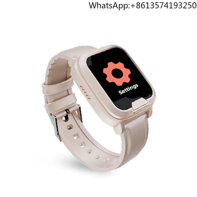 

EV06 Watch Visual Disabled 4G GPS WiFi LBS Position Fall Down Alarm SOS Telecare Health Monitor with Silicone Band