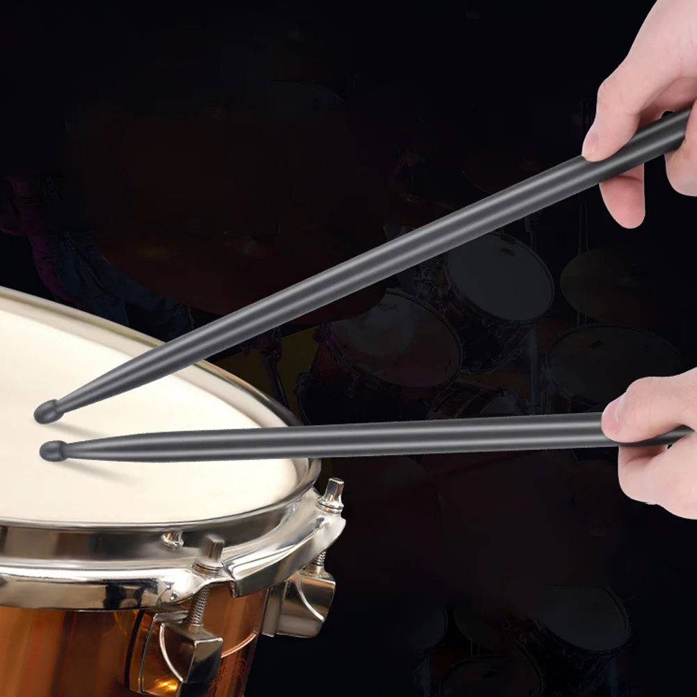 

1Pair 5a Metal Drumsticks High Quality Aluminium Alloy Easy Grasp Practical for Drum Learners Practice
