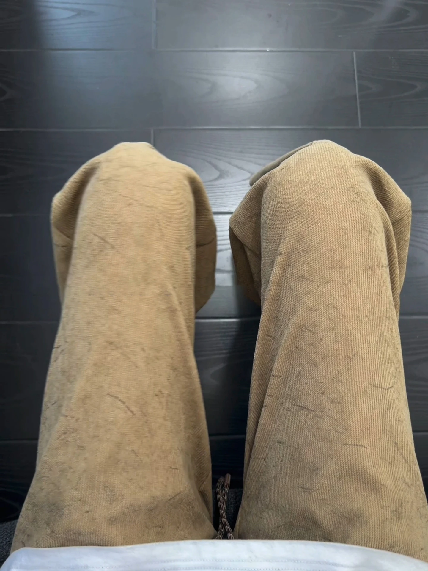 

Men's Corduroy Sports Sweatpants Autumn Casual Wide Leg Pants American Match Straight Leg Trousers Dyeing Proc Versatile