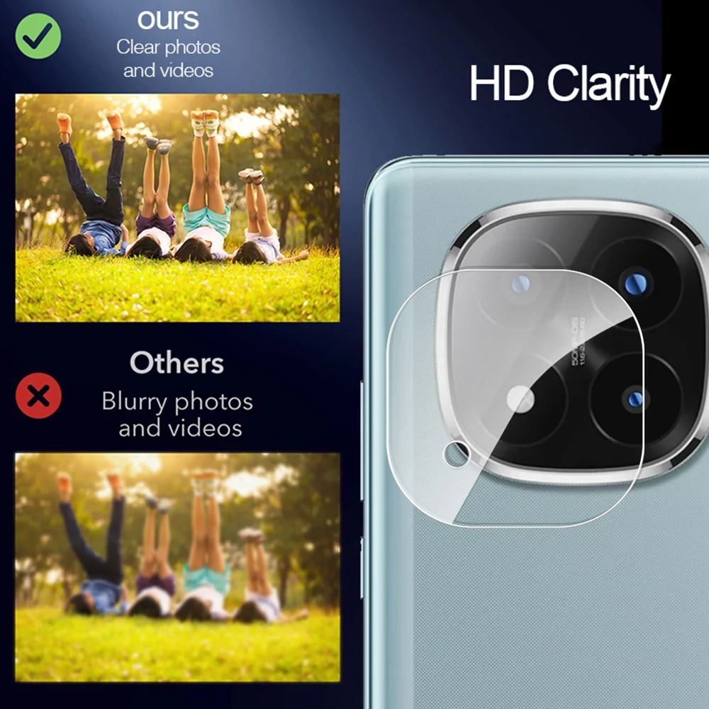 2 uds cristal de cámara para Redmi Note 14 Pro + lente de cámara Protector de vidrio templado para Xiaomi Redmi Note 14 Pro Plus Note14ProPlus 5G