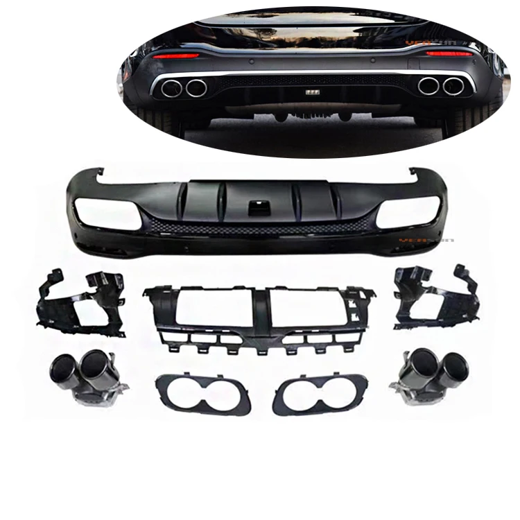

W167 GLE53 REAR DIFFUSER WITH EXHAUST TIP for Mercedes Benz W167 AMG GLE53 2020 2021