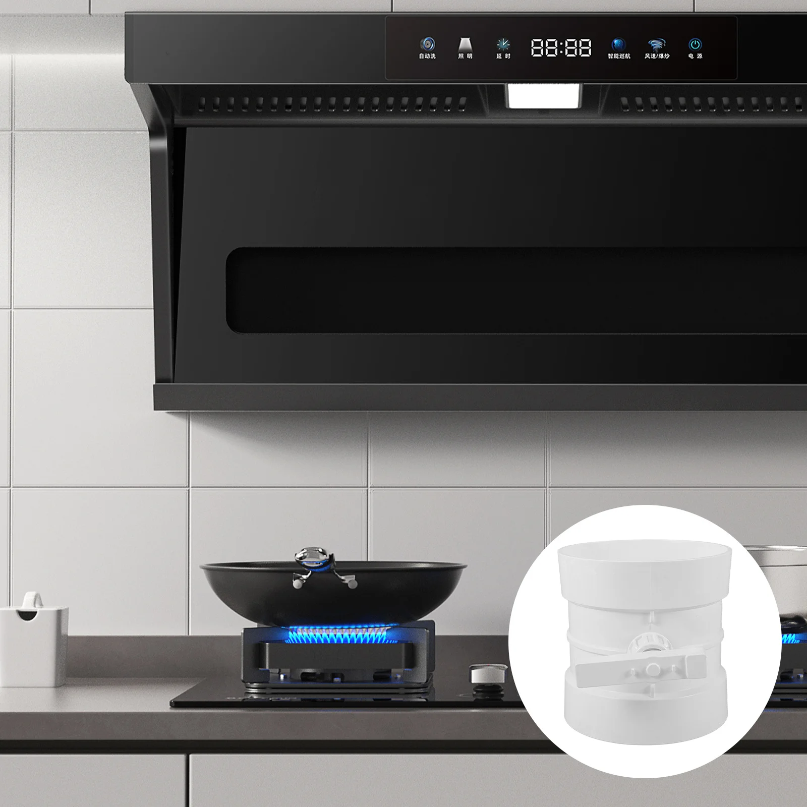 

Ручной регулирующий клапан Прочный воздуховодный клапан из ПВХ для промышленной коммерческой жилой вентиляции обратной связи