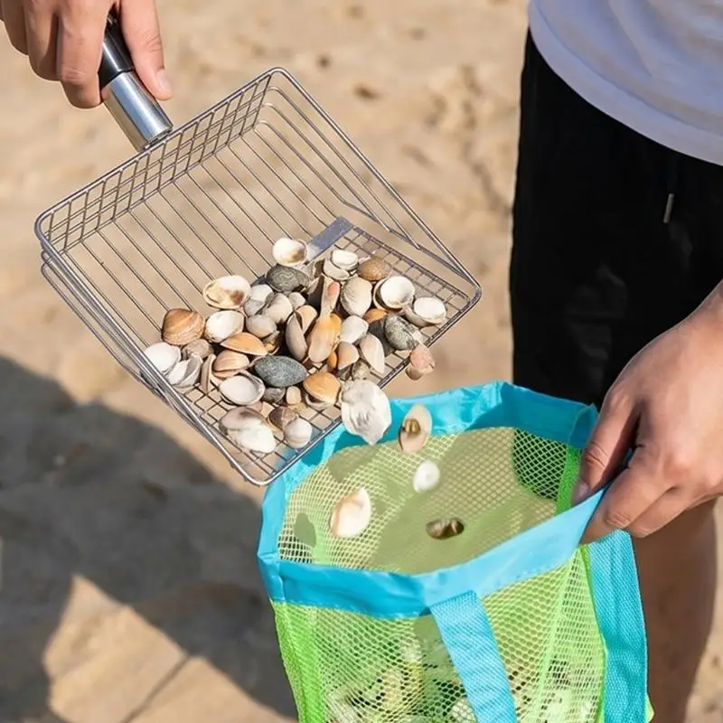 tamiz-dientes-tiburon-tamiz-para-playa-recogedor-conchas-mar-con-bolsas-conchas-juguete