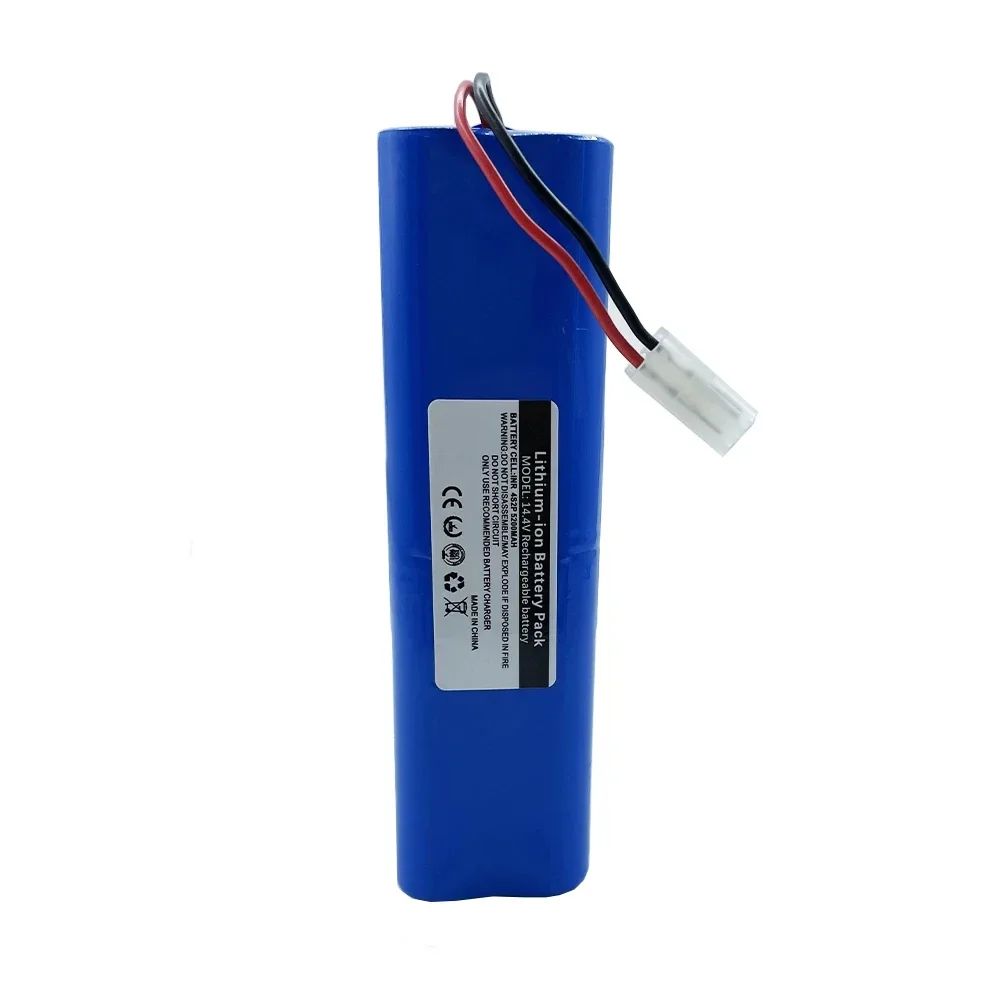 Battery INR18650 M26-4S2P New High Capacity 5200mAh For ROEMO SYB2 Robot Vacuum Cleaner Rechargeable Li-ion Battery