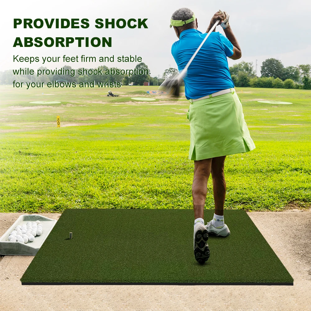 5x5ft Artificial Turf Mat 35mm Artificial Hitting Training Mat for Backyard/Garage/Driving Range/Simulators