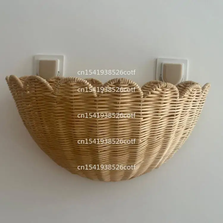 

Корзина для хранения декоративных игрушек и мелочей для дома и B & B, веерообразная декоративная настенная корзина