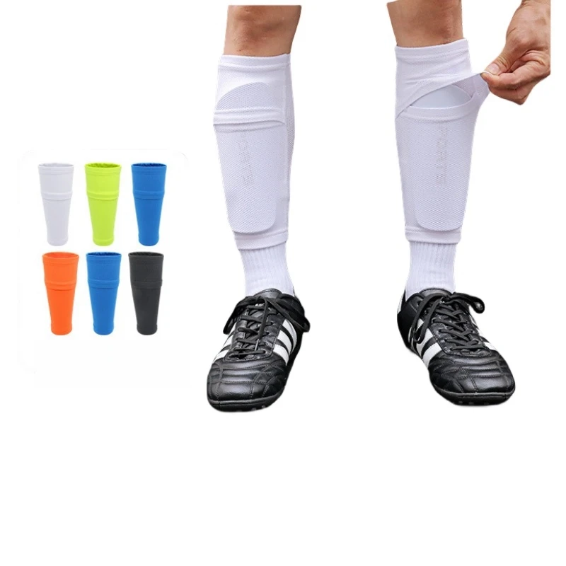 Soccer Shin Guard Socks, Breathable Soccer Shin Guard Sleeves with Pocket for Football Shin Pads, Shin Pads Holder