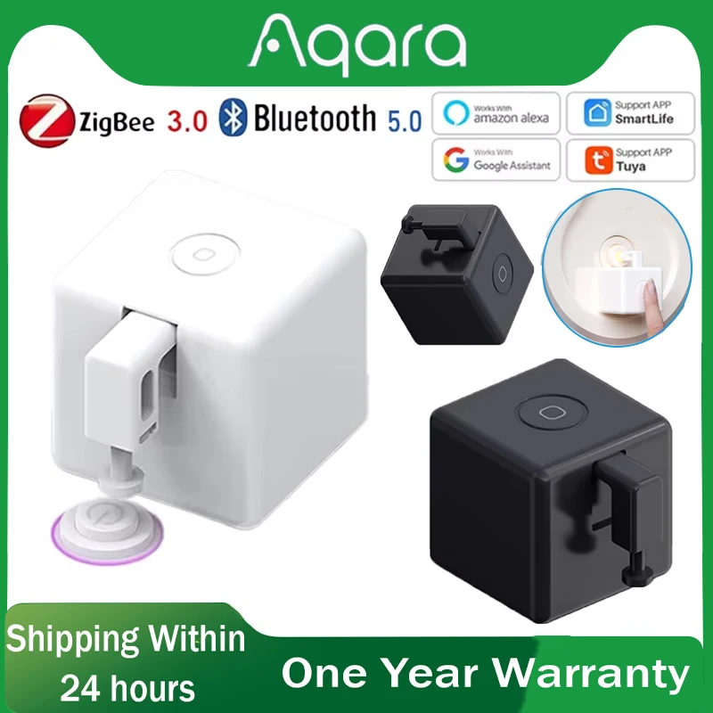 

Tuya Fingerbot Plus Finger Robot Zigbee Bluetooth Robot Button Pusher Switch Bot Work With Alexa Google Home Smart Life App
