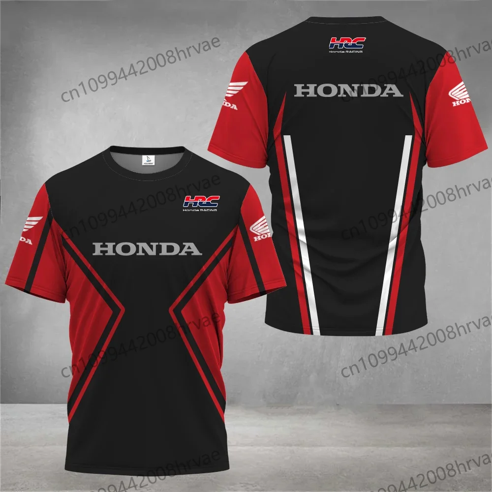 

Honda 3D printing same style racing suit cycling suit breathable top men's sweat-wicking short-sleeved fishing men's T-shirt