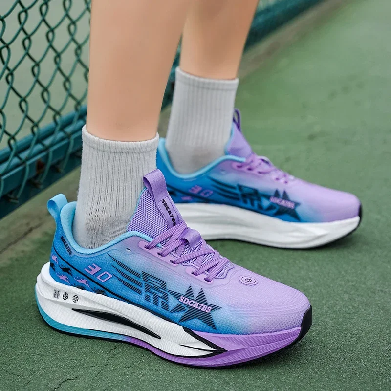 

Men Carbon Board Speciality Marathon Running Shoes Men Shoes Breathable Casual Lightweight Shoes Plus Size Women's Sneakers