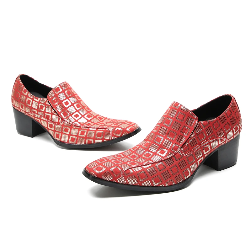Herren-Slipper im italienischen Stil mit Krokodilmuster, hoher Absatzhöhe, aus echtem Leder, luxuriöse, formelle Schuhe für Geschäftstermine und festliche Anlässe. – Detail 21