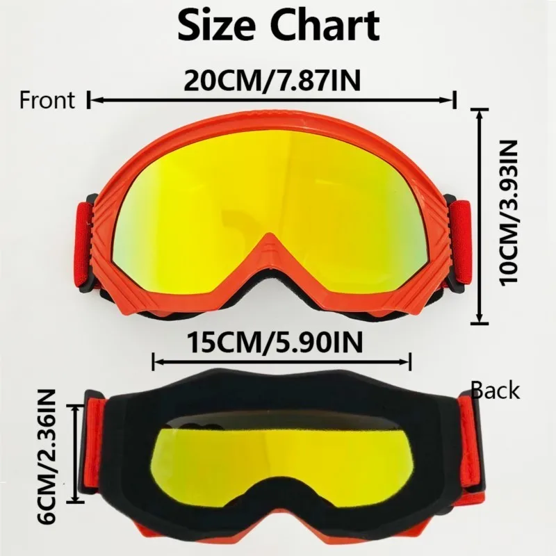 Dustproof Sports Goggles Set with Box, Multi-scene Sports, Fit Night Riding, Great Gift for Racing Lovers