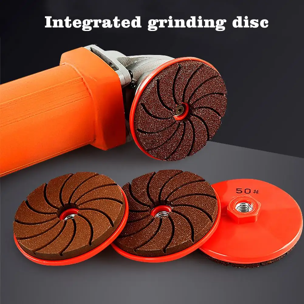 50# 100# 200#Multifunctional Integrated Grinding Wheel Tile Cutting Ceramic Tile Edging Wheel Angle Grinder Dry Polishing Pieces